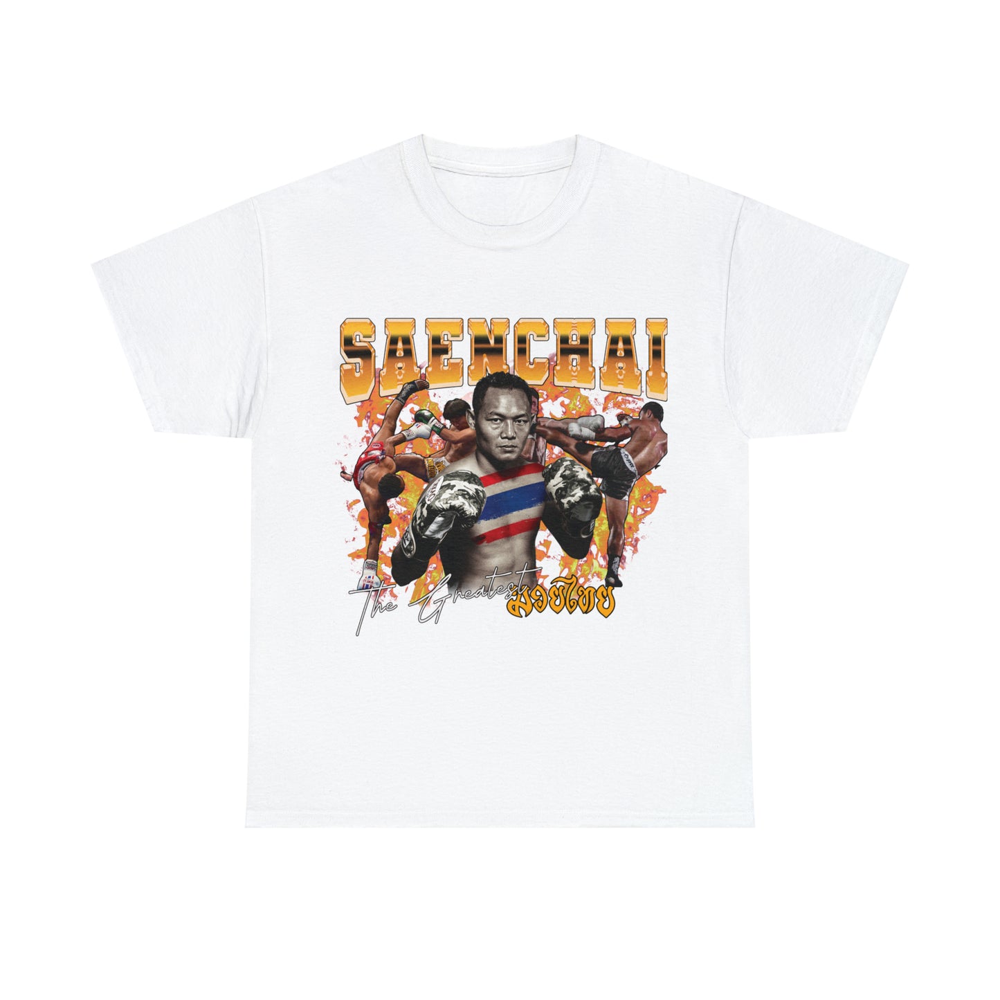 Saenchai Muay Thai Boxer Graphic Vintage T-shirt