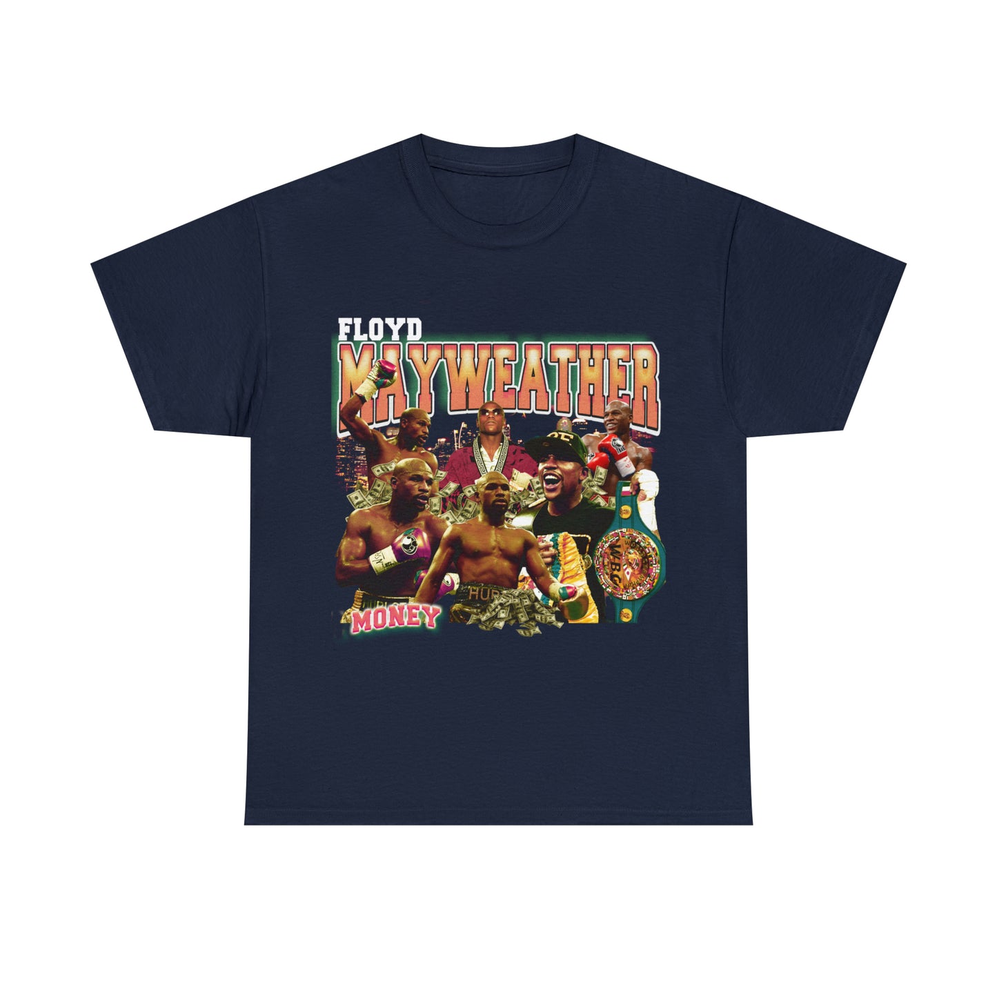 Floyd Mayweather Boxer Retro Graphic T-shirt