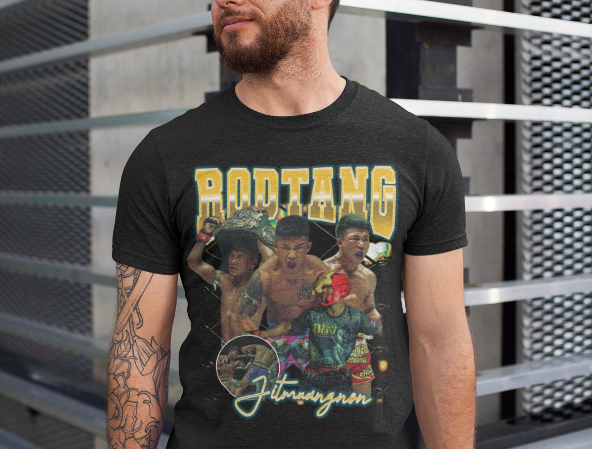 Rodtang Muay Thai Boxer Graphic Vintage T-shirt